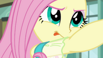 Fluttershy with a look of intense concentration EGDS10