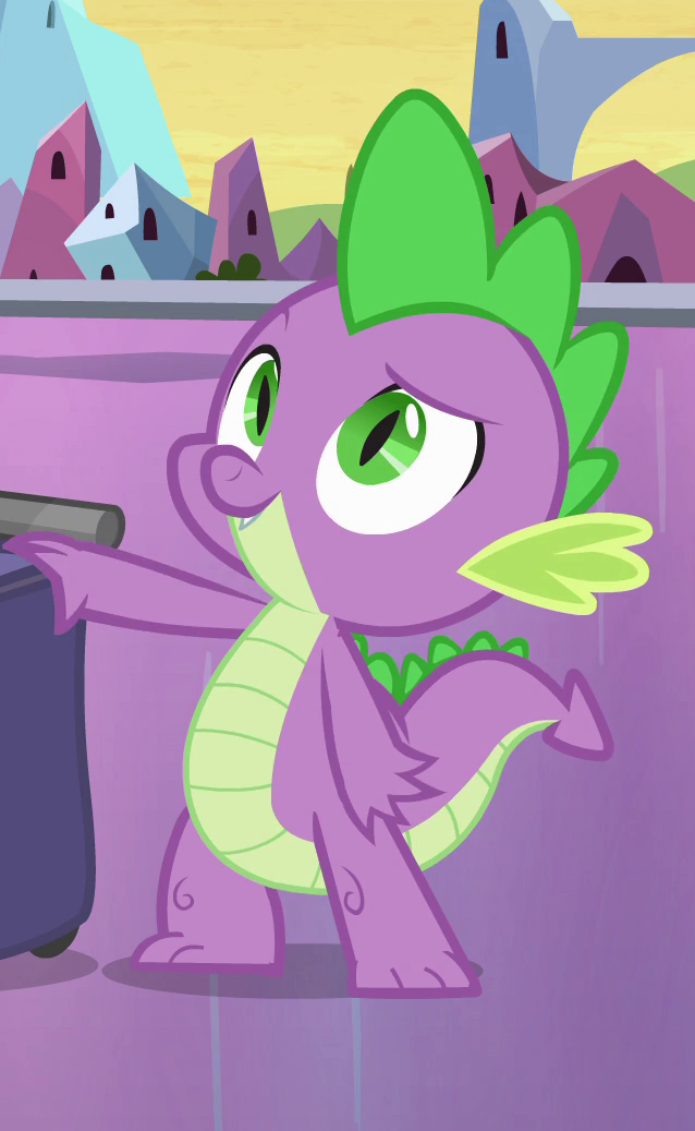 My Little Pony Brazil - Nome: Spike Sobre: É um dragão roxo e