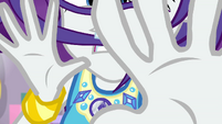 Rarity covers camera with her hands EGDS51