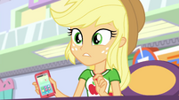 Applejack shocked by Rarity's choice EGROF