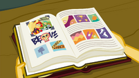 Sunset Shimmer's photo in an old yearbook EGFF