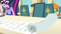 Pinkie Pie's anti-stress list unrolling CYOE4c