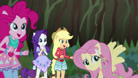 AJ and Rarity happy to see Twilight and Sunset EG4