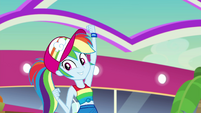 Rainbow expecting her friends to be excited EGSB