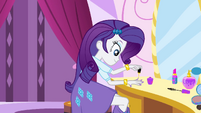 Rarity painting her nails EG