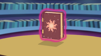 Celestia's book levitates off the table EG2