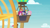 Equestria Girls riding the Ferris wheel EGROF