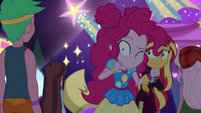 Pinkie Pie cracks one eye open EGSBP