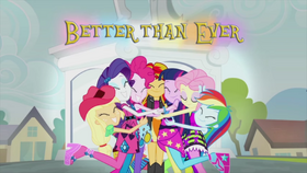 Rainbow Rocks ''Better Than Ever'' music video cover