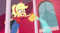 Applejack watering the flowers EGDS25