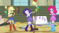 Rarity, that's the clean end of the broom