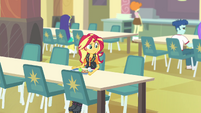 Sunset Shimmer eating lunch by herself EGFF