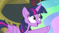 Twilight pointing at the catalog machine EGFF