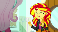 Sunset Shimmer declines Fluttershy's offer SS7