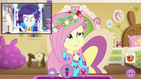 Rarity closing Fluttershy's video call EGDS46