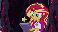 Sunset Shimmer with a Crystal Gala checklist EG4