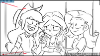 EG3 animatic - Applejack consoling Sunset