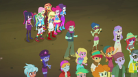 Equestria Girls behind the stage crowd EGSBP