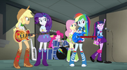 Twilight's friends stare at her EG2