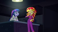 Sunset Shimmer yawning EG2