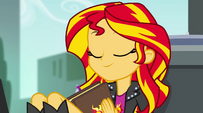 "Hope you don't mind if I write to you for advice when I need it. Your friend, Sunset Shimmer."