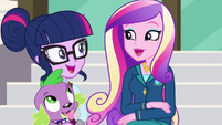 "I'll be sure to speak to Principal Celestia about it right away."