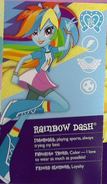 Rainbow Dash in Equestria collection pamphlet cropped