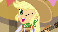 Applejack winking at the camera EGDS25