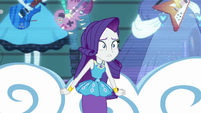 Rarity listening to Vignette's explanation EGROF