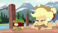 Applejack relieved the box of nails didn't explode EG4