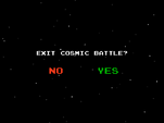 MLPEG app Cosmic Battle mini-game "Exit Cosmic Battle?"