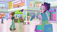 People walking through the Canterlot Mall EGS3