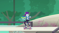 Rainbow Dash skating through the park EGDS32