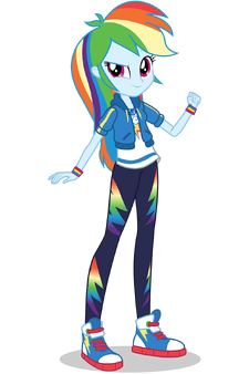 Equestria Girls Digital Series Rainbow Dash official artwork