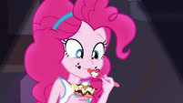 Pinkie licking her frozen yogurt spoon CYOE6a