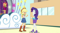 Applejack defying Rarity EGROF