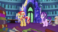 Sunset Shimmer on all four hooves again EGS3