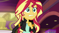 Sunset Shimmer pleading with Juniper Montage EGS3