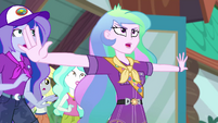 Principal Celestia protecting her students EG4