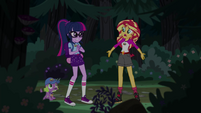 Sunset Shimmer "what are you doing out here?" EG4