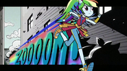 EG BT11 Rainbow Dash biegnie w komiksowym stylu