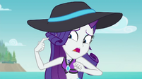 Rarity pointing at her ear EGDS15