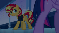 Sunset Shimmer looking sinister EG