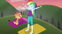 Rainbow Dash stretching her arms CYOE11b