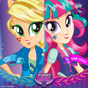 Teaser Friendship Games Applejack vs Sour Sweet