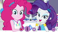 Pinkie Pie and Rarity filming a video EGDS51