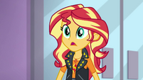 Sunset Shimmer shocked by the line's length EGDS2