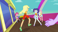 Equestria Girls on the tilting deck EGSB