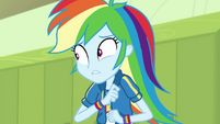 Rainbow Dash thinking quickly EGDS4