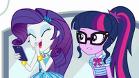 Rarity laughing at Timber's latest message CYOE3a